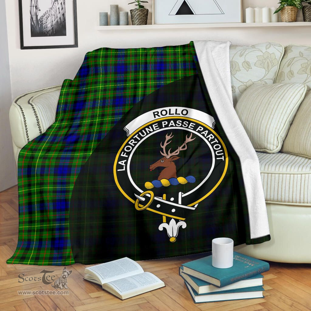 Scottish Rollo Modern Clan Tartan Blanket - Wave Style Scottish Plaid Tartan Plaid