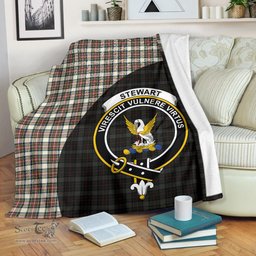 Scottish Stewart Dress Ancient Clan Tartan Blanket - Wave Style Scottish Plaid Tartan Plaid