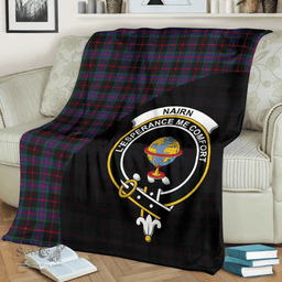 Scottish Nairn Clan Tartan Blanket - Wave Style Scottish Plaid Tartan Plaid