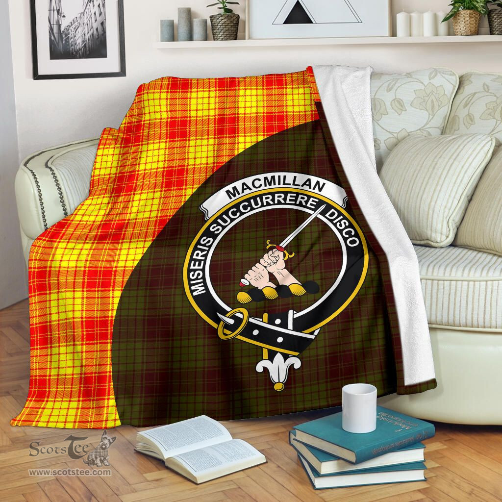 Scottish MacMillan Clan Clan Tartan Blanket - Wave Style Scottish Plaid Tartan Plaid