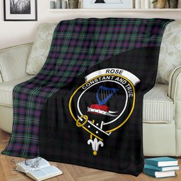 Scottish Rose Hunting Modern Clan Tartan Blanket - Wave Style Scottish Plaid Tartan Plaid