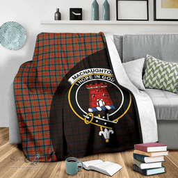 Scottish MacNaughton Ancient Clan Tartan Blanket - Wave Style Scottish Plaid Tartan Plaid