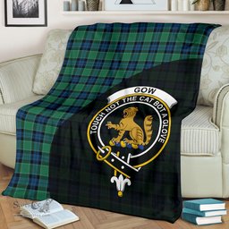 Scottish Graham of Menteith Ancient Clan Tartan Blanket - Wave Style Scottish Plaid Tartan Plaid
