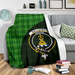 Scottish Galloway District Clan Tartan Blanket - Wave Style Scottish Plaid Tartan Plaid