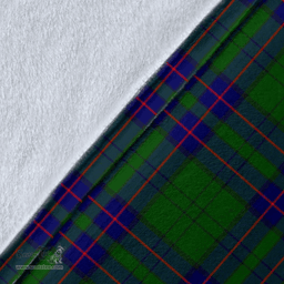 Scottish Lockhart Modern Clan Tartan Blanket - Wave Style Scottish Plaid Tartan Plaid