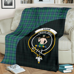 Scottish Shaw Ancient Clan Tartan Blanket - Wave Style Scottish Plaid Tartan Plaid