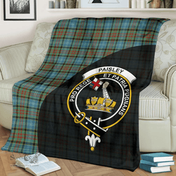 Scottish Paisley District Clan Tartan Blanket - Wave Style Scottish Plaid Tartan Plaid