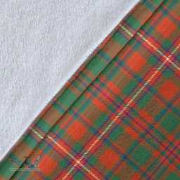 Scottish MacKinnon Ancient Clan Tartan Blanket - Wave Style Scottish Plaid Tartan Plaid