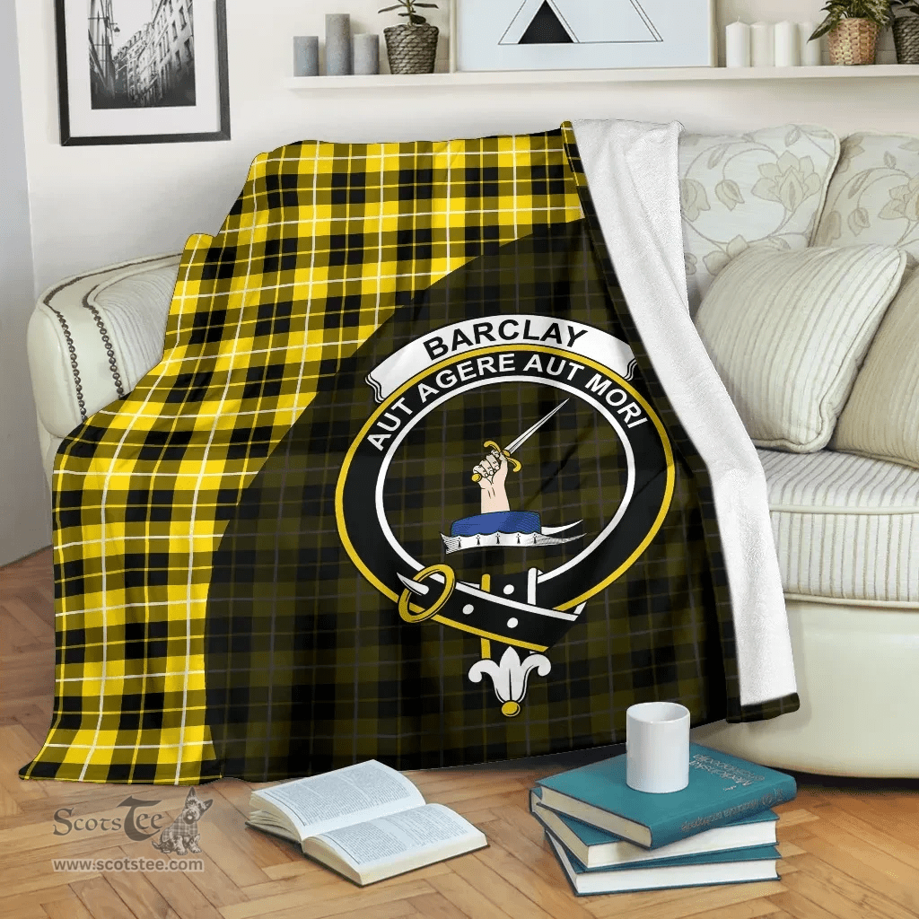 Scottish Barclay Dress Modern Clan Tartan Blanket - Wave Style Scottish Plaid Tartan Plaid