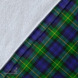 Scottish Gordon Modern Clan Tartan Blanket - Wave Style Scottish Plaid Tartan Plaid