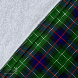 Scottish Leslie Hunting Clan Tartan Blanket - Wave Style Scottish Plaid Tartan Plaid