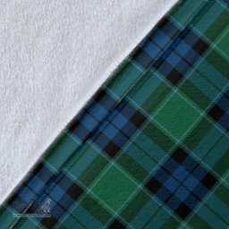 Scottish Graham of Menteith Ancient Clan Tartan Blanket - Wave Style Scottish Plaid Tartan Plaid