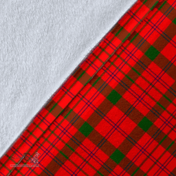 Scottish MacDonnell of Keppoch Modern Clan Tartan Blanket - Wave Style Scottish Plaid Tartan Plaid