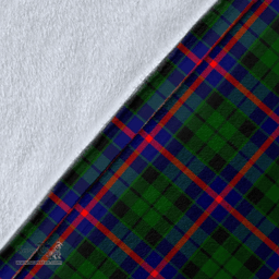 Scottish Morrison Modern Clan Tartan Blanket - Wave Style Scottish Plaid Tartan Plaid