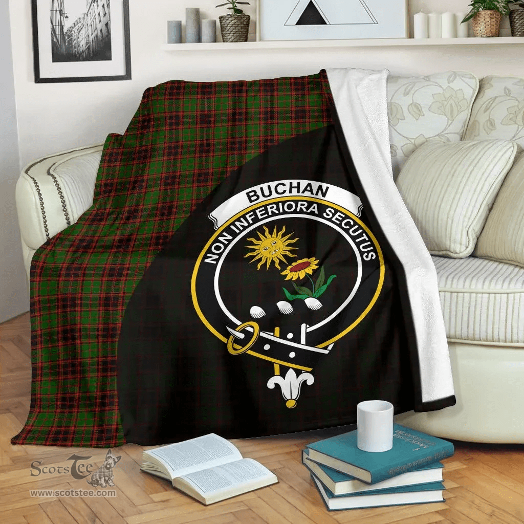 Scottish Buchan Modern Clan Tartan Blanket - Wave Style Scottish Plaid Tartan Plaid