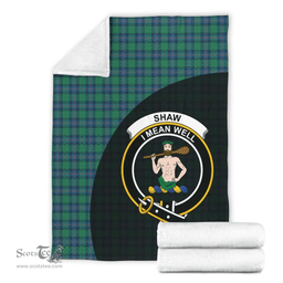 Scottish Shaw Ancient Clan Tartan Blanket - Wave Style Scottish Plaid Tartan Plaid