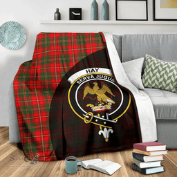 Scottish Hay Modern Clan Tartan Blanket - Wave Style Scottish Plaid Tartan Plaid
