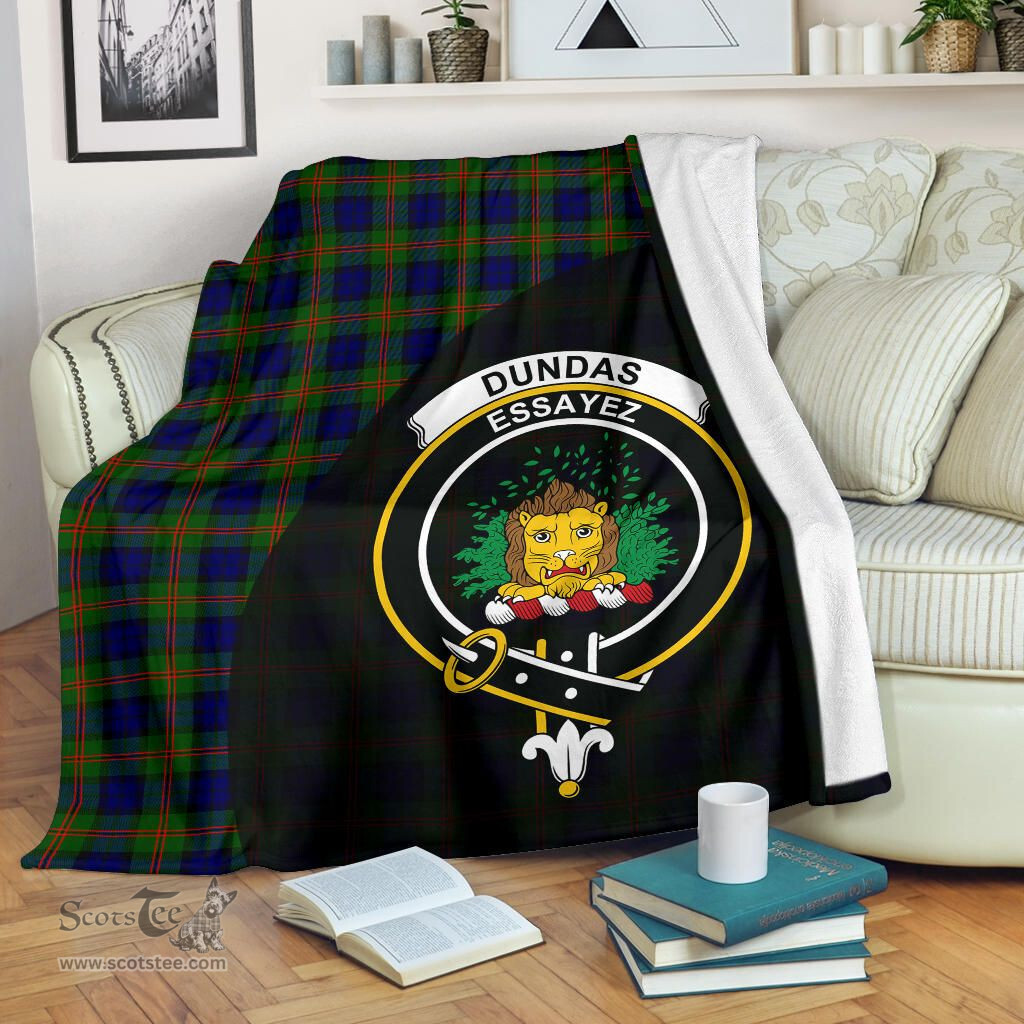 Scottish Dundas Modern 02 Clan Tartan Blanket - Wave Style Scottish Plaid Tartan Plaid