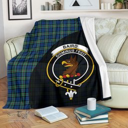 Scottish Baird Ancient Clan Tartan Blanket - Wave Style Scottish Plaid Tartan Plaid