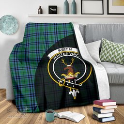 Scottish Keith Ancient Clan Tartan Blanket - Wave Style Scottish Plaid Tartan Plaid