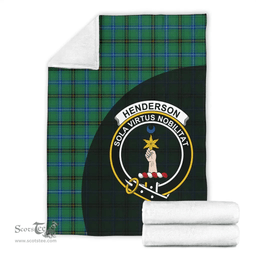 Scottish Henderson Ancient Clan Tartan Blanket - Wave Style Scottish Plaid Tartan Plaid