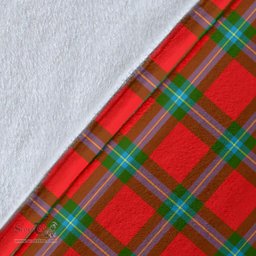 Scottish MacLaine of Loch Buie Clan Tartan Blanket - Wave Style Scottish Plaid Tartan Plaid