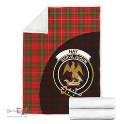 Scottish Hay Modern Clan Tartan Blanket - Wave Style Scottish Plaid Tartan Plaid