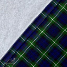 Scottish Lamont Modern Clan Tartan Blanket - Wave Style Scottish Plaid Tartan Plaid