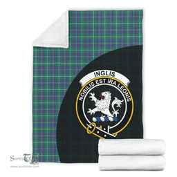 Scottish Inglis Ancient Clan Tartan Blanket - Wave Style Scottish Plaid Tartan Plaid