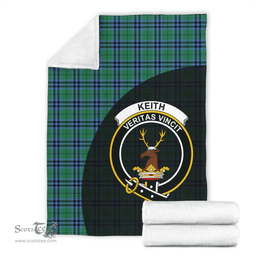 Scottish Keith Ancient Clan Tartan Blanket - Wave Style Scottish Plaid Tartan Plaid
