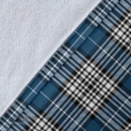 Scottish Napier Modern Clan Tartan Blanket - Wave Style Scottish Plaid Tartan Plaid