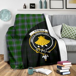 Scottish Pringle Clan Tartan Blanket - Wave Style Scottish Plaid Tartan Plaid
