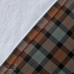 Scottish Gunn Weathered Clan Tartan Blanket - Wave Style Scottish Plaid Tartan Plaid