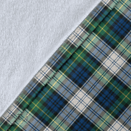 Scottish Gordon Dress Ancient Clan Tartan Blanket - Wave Style Scottish Plaid Tartan Plaid