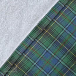 Scottish MacInnes Ancient Clan Tartan Blanket - Wave Style Scottish Plaid Tartan Plaid