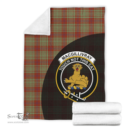 Scottish MacGillivray Hunting Ancient Clan Tartan Blanket - Wave Style Scottish Plaid Tartan Plaid