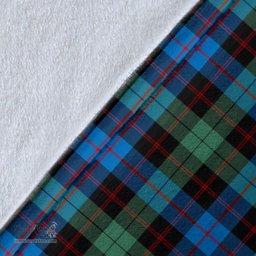 Scottish Guthrie Ancient Clan Tartan Blanket - Wave Style Scottish Plaid Tartan Plaid