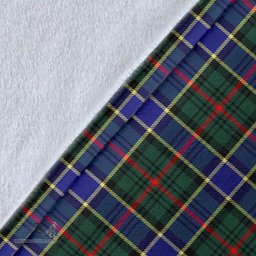 Scottish Ogilvie Hunting Modern Clan Tartan Blanket - Wave Style Scottish Plaid Tartan Plaid