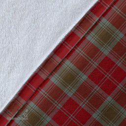 Scottish Lindsay Weathered Clan Tartan Blanket - Wave Style Scottish Plaid Tartan Plaid