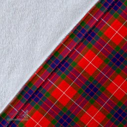 Scottish Fraser Modern Clan Tartan Blanket - Wave Style Scottish Plaid Tartan Plaid