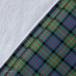 Scottish MacDonnell of Glengarry Ancient Clan Tartan Blanket - Wave Style Scottish Plaid Tartan Plaid
