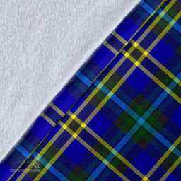 Scottish Weir Modern Clan Tartan Blanket - Wave Style Scottish Plaid Tartan Plaid