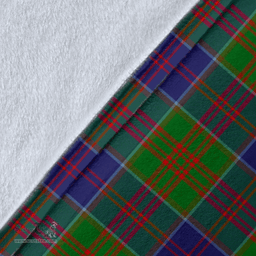 Scottish Stewart of Appin Hunting Modern Clan Tartan Blanket - Wave Style Scottish Plaid Tartan Plaid