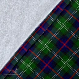 Scottish Sutherland Modern Clan Tartan Blanket - Wave Style Scottish Plaid Tartan Plaid
