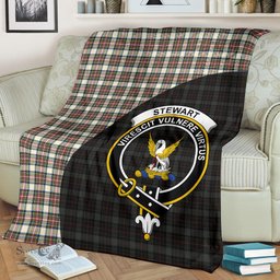 Scottish Stewart Dress Ancient Clan Tartan Blanket - Wave Style Scottish Plaid Tartan Plaid