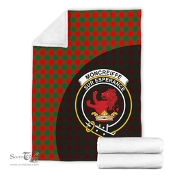 Scottish Moncrieffe Clan Tartan Blanket - Wave Style Scottish Plaid Tartan Plaid