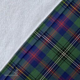 Scottish Wood Modern Clan Tartan Blanket - Wave Style Scottish Plaid Tartan Plaid