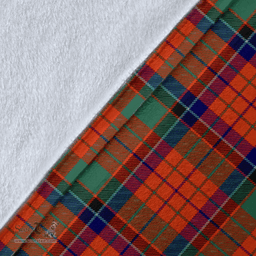 Scottish Nicolson Ancient Clan Tartan Blanket - Wave Style Scottish Plaid Tartan Plaid
