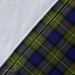 Scottish MacLaren Modern Clan Tartan Blanket - Wave Style Scottish Plaid Tartan Plaid