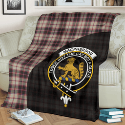 Scottish MacPherson Hunting Ancient Clan Tartan Blanket - Wave Style Scottish Plaid Tartan Plaid